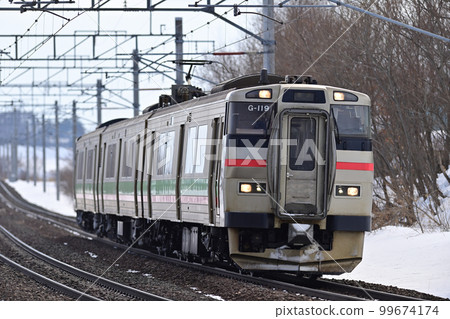 千歲線 Shimamatsu-Kitahiroshima JR 北海道系列 731 G-119 編隊（札幌） 99674174