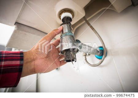 clogged and leaky sink sewer clogged and leaky sink sewer 99674475