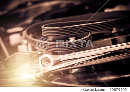 old timing belt 99674505