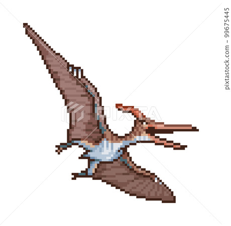 pteranodon pixel art pteranodon pixel art 99675445