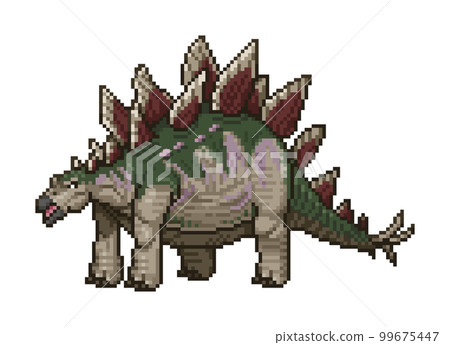 Stegosaurus pixel art Stegosaurus pixel art 99675447