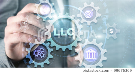 LLC. Limited Liability Company. Universal background for presentation LLC. Limited Liability Company. Universal background for presentation 99676369