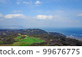 Blue sky sky horizon cloud landscape white clouds 99676775