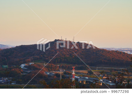 從兵庫縣小野阿爾卑斯登山道看到的風景 99677298