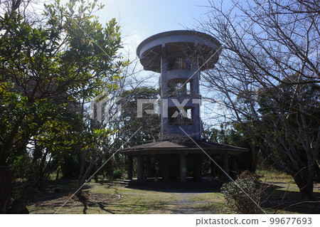 Appearance of the observatory tower at Obusamisaki, Chiba Prefecture 99677693