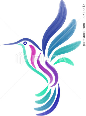 hummingbird fly logo hummingbird fly logo 99678812