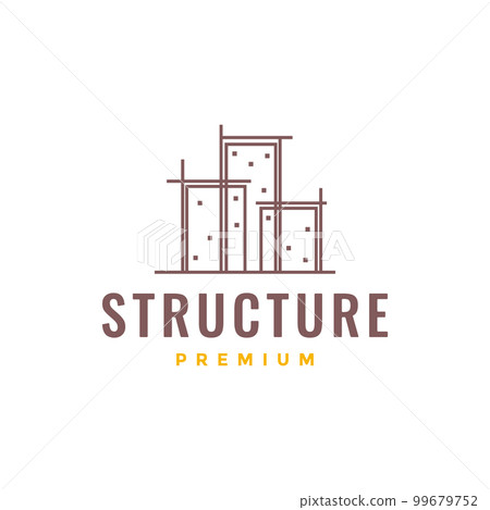 apartment real estate structure construction architect building modern logo design vector icon apartment real estate structure construction architect building modern logo design vector icon 99679752