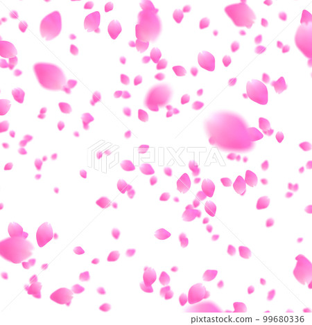模糊的櫻花風暴的 3D 渲染 模糊的櫻花風暴的 3D 渲染 99680336