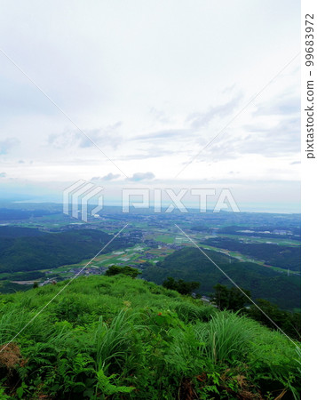 天空之道展望台的絕景(大分縣中津市八面山) 天空之道展望台的絕景(大分縣中津市八面山) 99683972