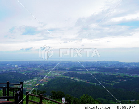 天空之道展望台的絕景(大分縣中津市八面山) 天空之道展望台的絕景(大分縣中津市八面山) 99683974
