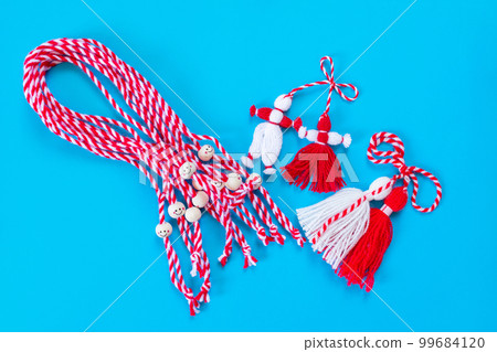 Bulgarian symbols of spring different martenitsa 99684120