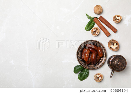 Concept of Muslim holy month Ramadan Kareem, space for text Concept of Muslim holy month Ramadan Kareem, space for text 99684194