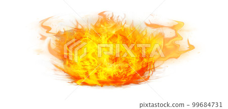 Fire flame on transparent background Fire flame on transparent background 99684731