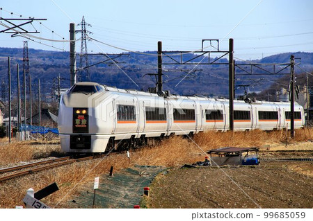 To Kusatsu Onsen ... Hot spring limited express "Kusatsu" 651 series 1000 series 99685059