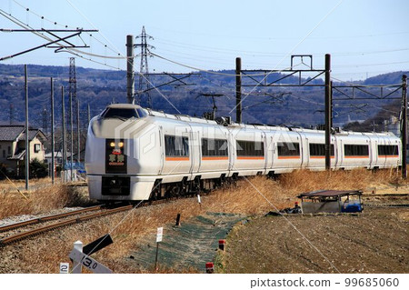 To Kusatsu Onsen ... Hot spring limited express "Kusatsu" 651 series 1000 series 99685060