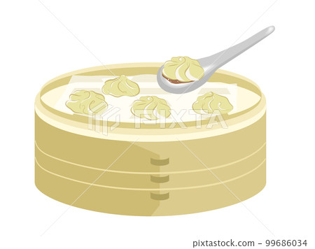 蒸籠小籠包和荷花小籠包 99686034