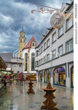Square in Augsburg, Germany Square in Augsburg, Germany 99686680
