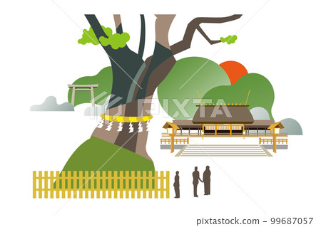 熱田神社的森林參拜 熱田神社的森林參拜 99687057