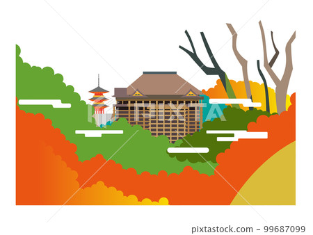 清水寺，古京都的世界遺產 99687099