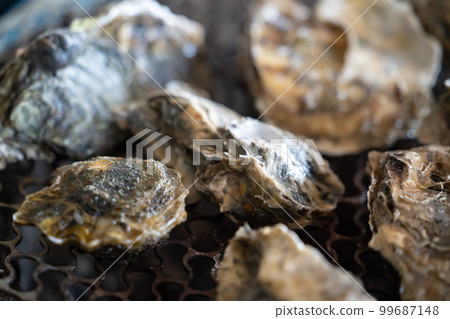 牡蠣 蚵 烤蚵 台南 七股 台灣 小吃 Grilled oyster オイスター 99687148