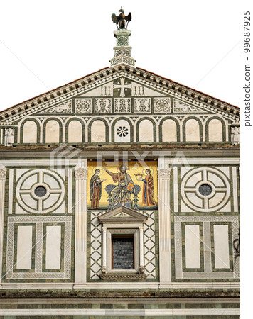 Medieval Basilica of San Miniato al Monte in Florence Italy 99687925