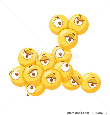 Vector illustration of a Staphylococcus Aureus bacteria in cartoon style isolated on white background Vector illustration of a Staphylococcus Aureus bacteria in cartoon style isolated on white background 99688207