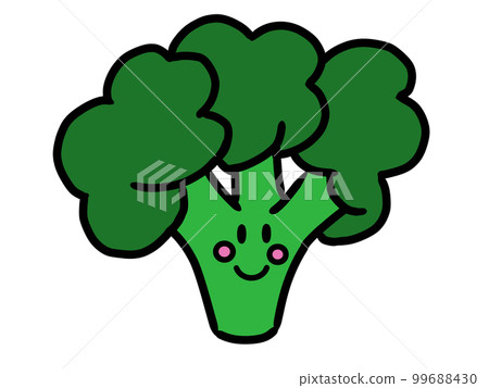 cute broccoli character cute broccoli character 99688430