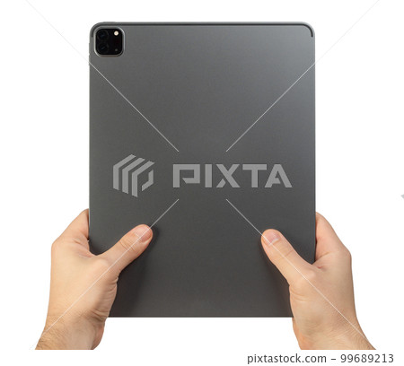 Taking phot with tablet Taking phot with tablet 99689213