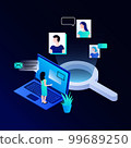 Looking for employees. Recruitment Illustration 99689250