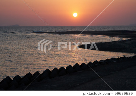 Beautiful coastal scenery of the Seto Inland Sea 99689689