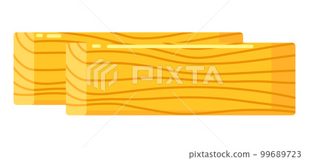 Wooden planks for building. Industrial product for construction and renovation. Object for shop and warehouse. 99689723