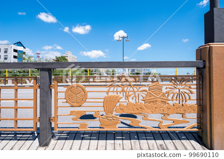 [Tonobashi Bridge] A railing where you can feel the history 99690110