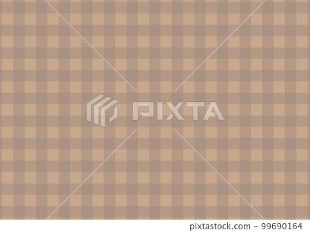 Natural gingham check background material 99690164