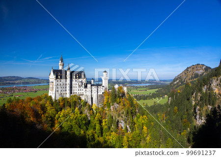 Neuschwanstein, Schloss Neuschwanstein, castle, ノイシュヴァンシュタイン city, city, 99691237