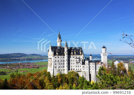 Neuschwanstein, Schloss Neuschwanstein, castle, ノイシュヴァンシュタイン city, city, 99691238