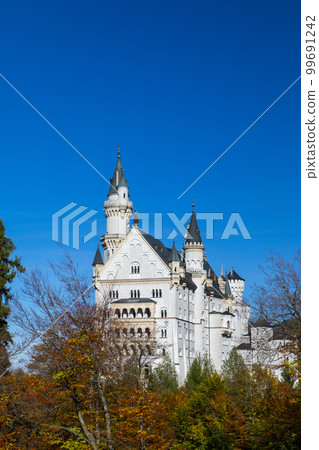 新天鵝堡，Schloss Neuschwanstein, 城堡， ノイシュヴァンシュタイン城、城、 99691242