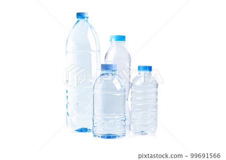 Plastic water bottle isolated on white background. Plastic water bottle isolated on white background. 99691566
