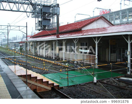 Tohoku Main Line Nagamachi Station Old Station Scenery on the day of the 2006 switchover 99691876