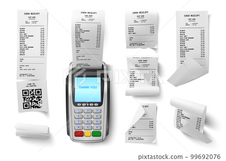 PoS Terminal Receipts Set 99692076