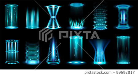 Teleportation Portals Light Set 99692817