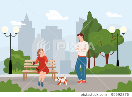 Coffee In Park Composition Coffee In Park Composition 99692876