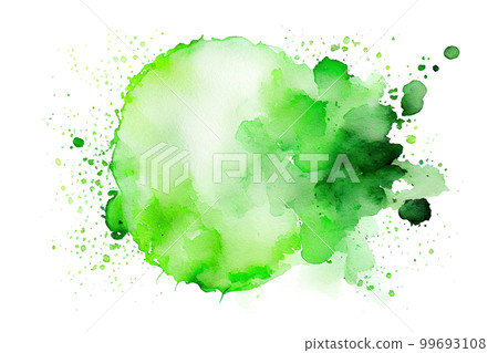 Image material: Abstract green watercolor brush texture Image material: Abstract green watercolor brush texture 99693108