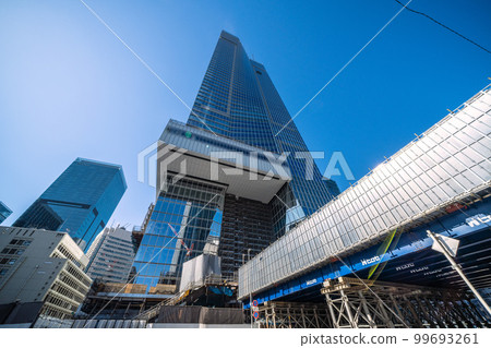 Tokyo cityscape in Japan View of Toranomon Hills Station Tower (Toranomon Hills Station) etc. 99693261
