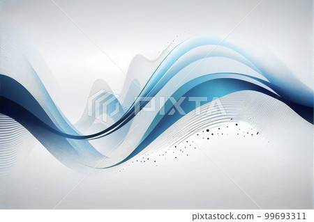 背景材質：藍色波浪粒子背景 99693311