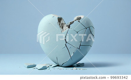 圖像素材：破碎的心圖像（生成AI） 99693342