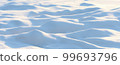 Natural winter background with snow drifts and falling snow 99693796