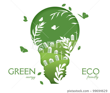 Green city. Nature and Renewable Energy. Green Energy and Natural Resource Conservation. Green city. Nature and Renewable Energy. Green Energy and Natural Resource Conservation. 99694629