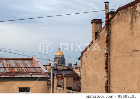 Cityscape of Saint-Petersburg, Russia. St. Isaac cathedral Cityscape of Saint-Petersburg, Russia. St. Isaac cathedral 99695193