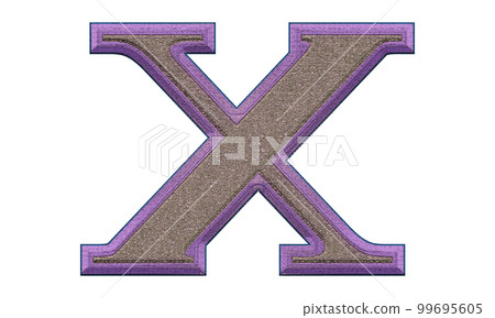 Decorative letter on transparent background.Art font illustration. Decorative letter on transparent background.Art font illustration. 99695605
