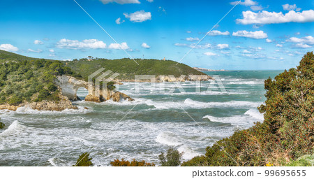 Scenic view on Gargano coast 99695655